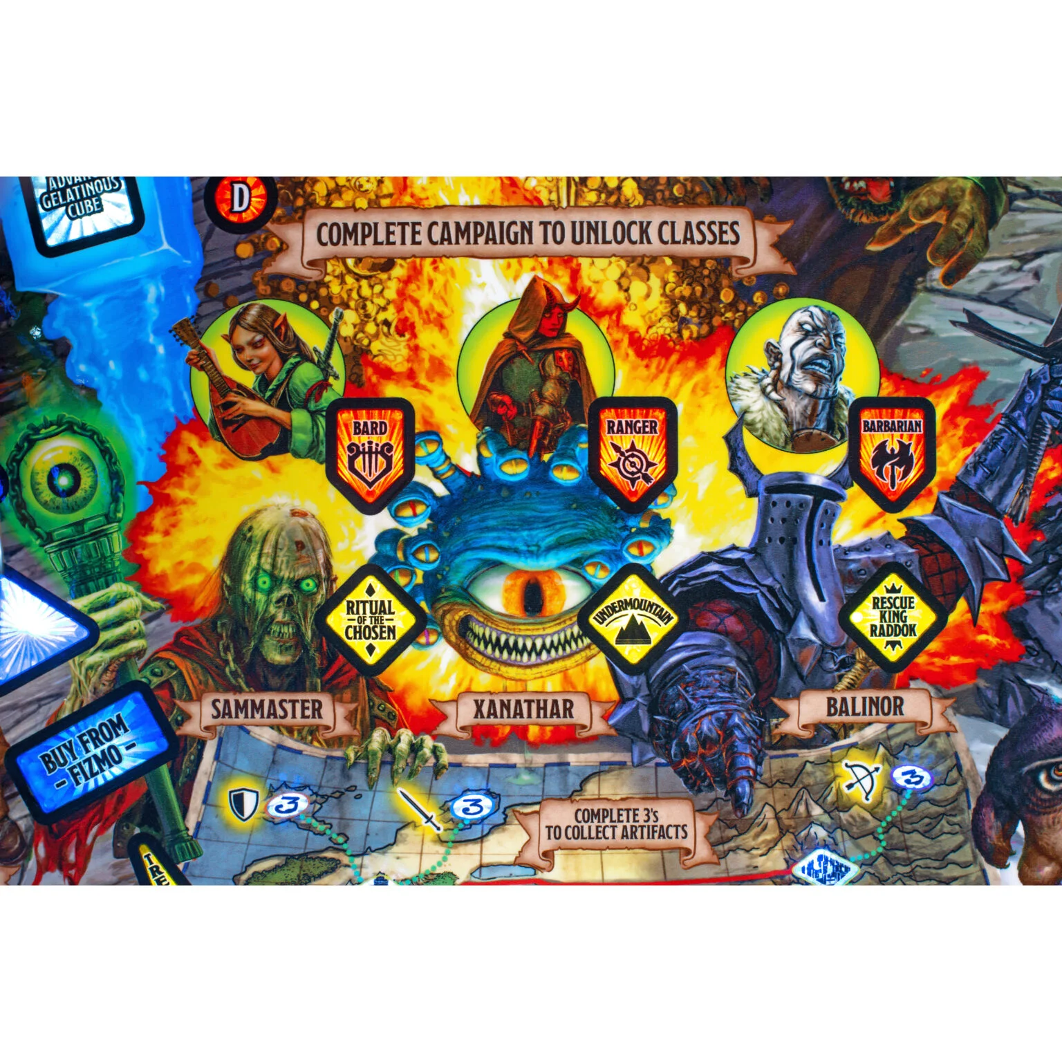 Dungeons & Dragons: The Tyrant’s Eye Pro Pinball Machine by Stern - Image 2
