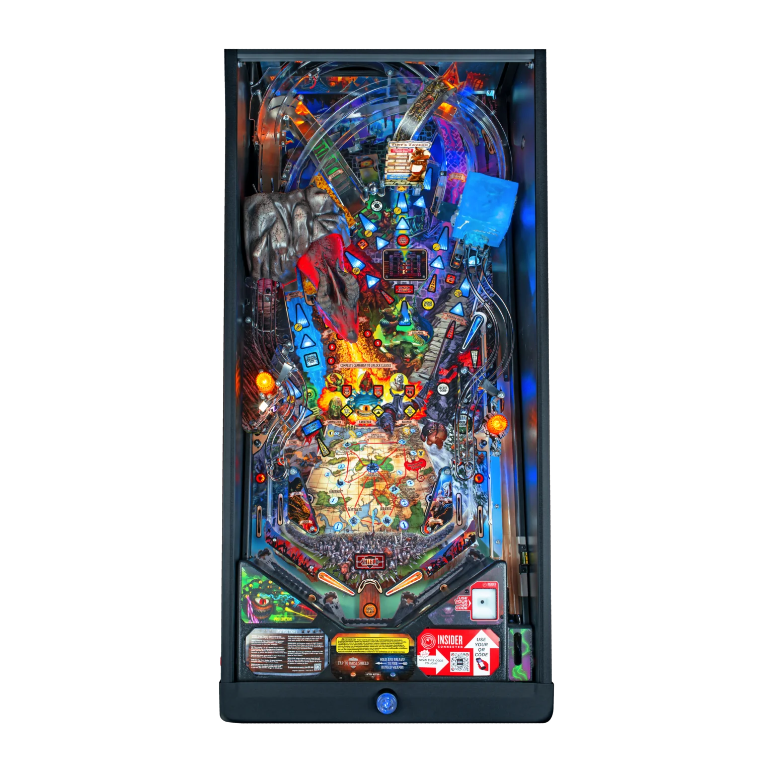 Dungeons & Dragons: The Tyrant’s Eye Pro Pinball Machine by Stern - Image 5