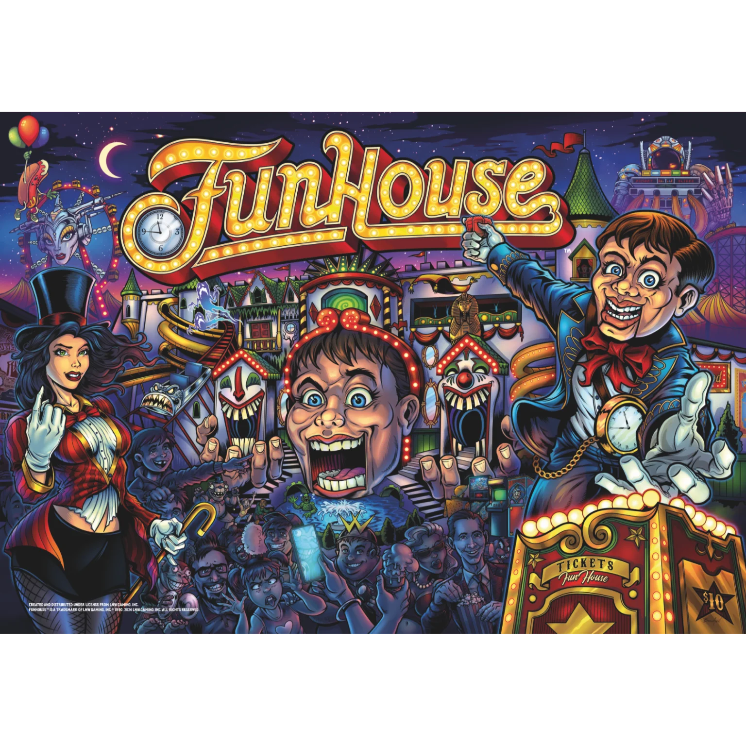 Funhouse Remake Pinball Machine – Midnight Limited Edition - Image 3